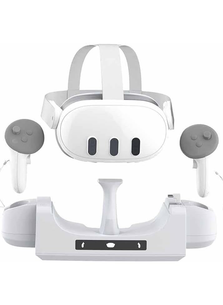 erorex Quest 3 Charging Dock,Charging Stand for Quest 3 Accessories,Headsetand Controller Wall Mount - Image 1