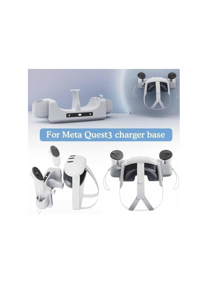erorex Quest 3 Charging Dock,Charging Stand for Quest 3 Accessories,Headsetand Controller Wall Mount - Image 3
