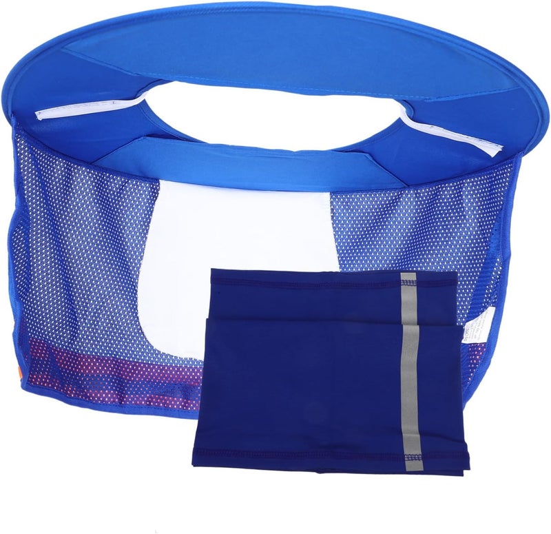 OSALADI 1Set Hard Hat Neck Shade Protective Sunshade Curtain for Construction Safety Hats UV Blocking Full Brim with Neck Cover for Outdoor Use Durable and Reliable Sun Protection - Image 1