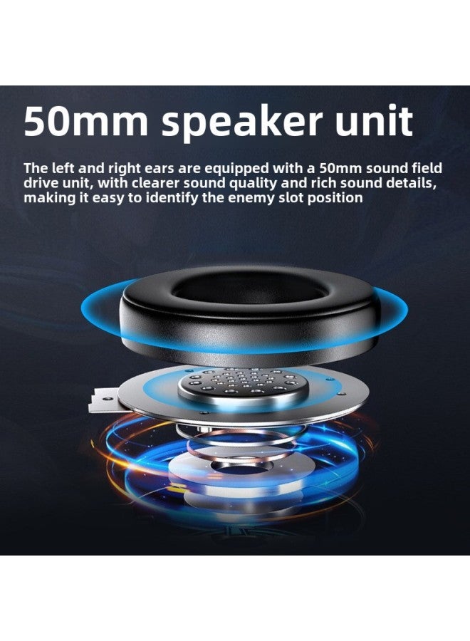 HP GH10 Headset Headset Computer Desktop E-sports Game Headset Microphone Wired Microphone 7.1 Listening-Color:Gh10s Single 3.5 (applicable To Notebooks)  - Image 2