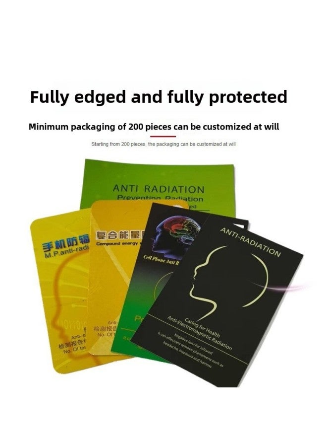 Generic Multiple Pictures, Various Compound Energy Mobile Phone Stickers/Mobile Phone Radiation Protection Stickers/Negative Ion Mobile Phone Stickers Unit Price Including Packaging-Color:Please Note The Color Of The Golden Lotus Universal Paper Card  - Image 5