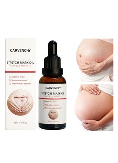 CARVENCHY Stretch Mark Oil Natural Formula - 100% Natural Pure Plant Extract 30ML- Stretch Marks Remover, Essential Oil Skin Care Treatment For Stretch Mark, Removal Maternity Slackline & Scar Removal 30ml  - Image 1