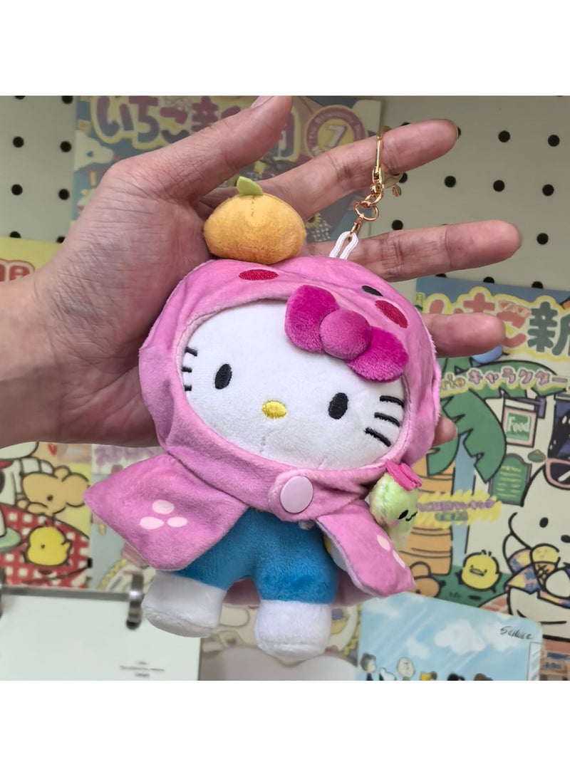 عام دمية بُشية للهيلو كيتي بالشكل من الثعبان وبيضة الثعبان مع عباءة. هذه الدمية كيتي يمكن استخدامها كعلقية. إنها رائعة وجميلة للغاية، وهي هدية مثالية للعطلات، وأحببتها المعجبون كثيرًا. - Image 2