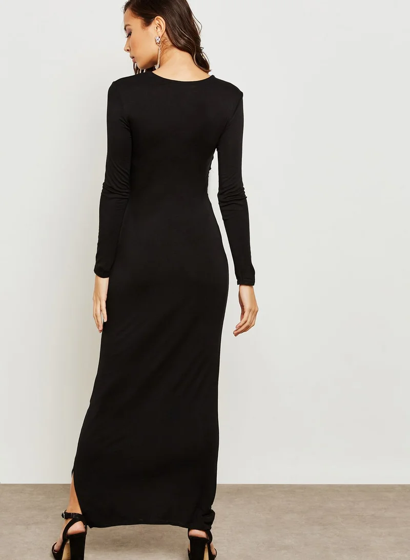 DOROTHY PERKINS Front Twisted Maxi Dress