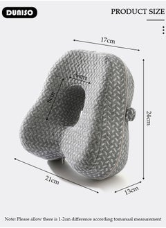 DUNISO Leg and Knee Foam Support Pillow for Side Sleepers,Memory Foam Pillow Knee Pillows for Hip Pain, Lower Back Pain Relief, Side Sleeper Pillows for Adults, Leg Pillow with Washable Cover  - Image 4
