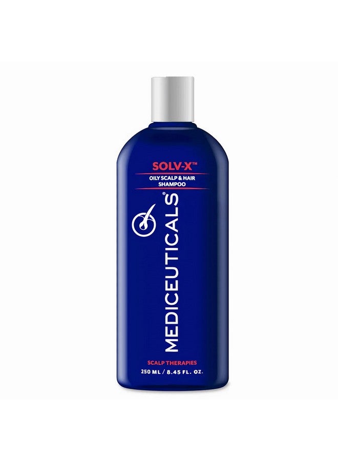 ميديسوتيكالز شامبو Solv-X - للشعر الدهني وفروة الرأس - شامبو لعلاج حب الشباب في فروة الرأس للرجال والنساء والمراهقين 8.45 أونصة (250 مل) - Image 1