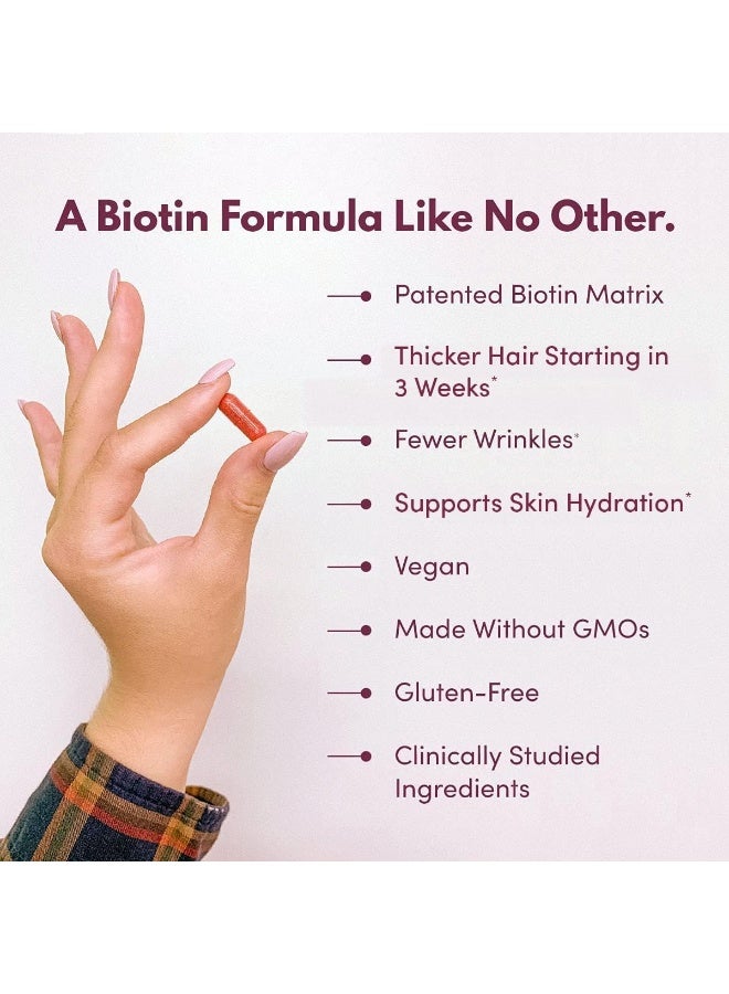 Purity Products Mybiotin Proclinical – Thicker Hair In 3 Weeks & Fights Wrinkles - Mb40X Patented Biotin Matrix W/Astaxanthin - 40X More Soluble Vs Ordinary Biotin – Hair, Skin & Nails - 30 Veg Cap - Image 3