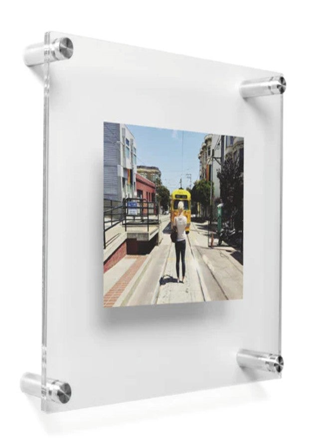 NEILL® Acrylic Sandwich Display Sheet Board, Size - A5 (5.8"x8.3"), Pack of 1 Pc, Transparent/Clear, for Ads/Posters/Pictures/Information/Illustration/Hospitality/Home decor - Image 1