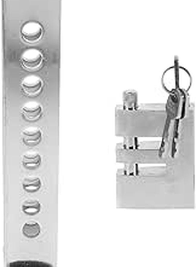 Stainless Steel U-Shaped Car Steering Wheel Lock Anti Theft - Image 1
