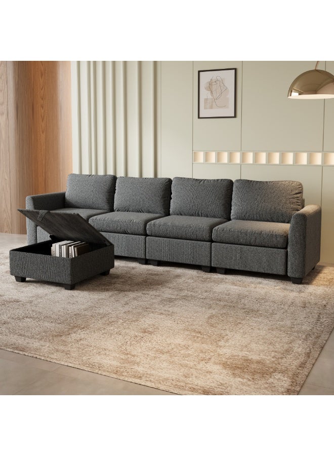 Baytonia Mayas Corner Sofa - Dark Grey - Image 2