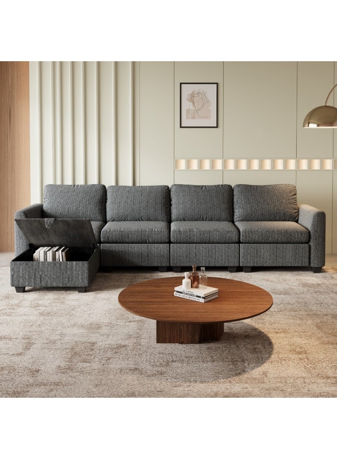 Baytonia Mayas Corner Sofa - Dark Grey - Image 1