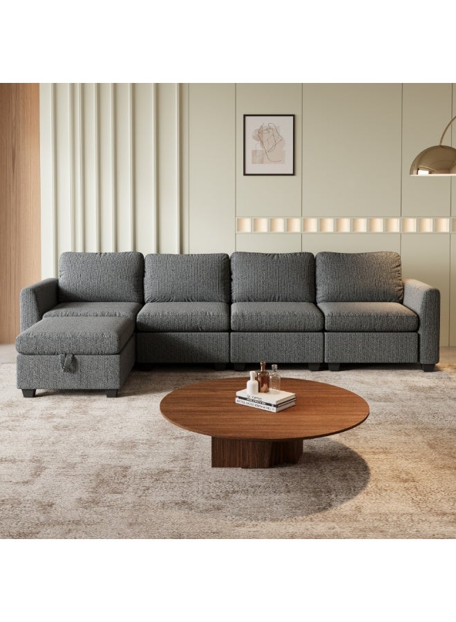 Baytonia Mayas Corner Sofa - Dark Grey - Image 3