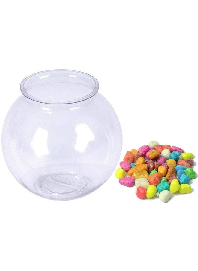 1st Time Stylish Clear & Transparent Fish Bowl for Table Top, Home, Office, 18 X 18 X 18 CM - Image 2