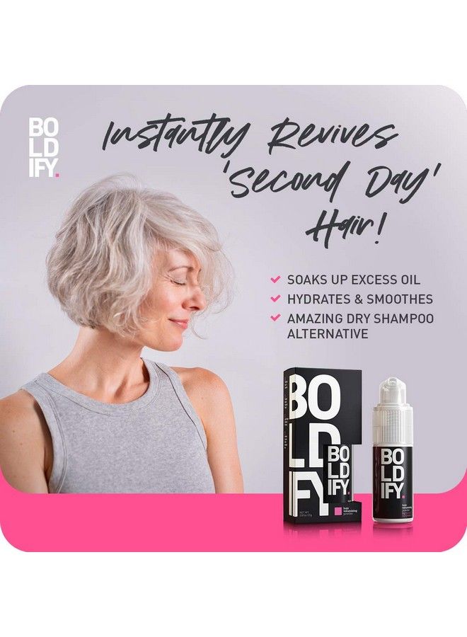 Boldify Hair Volumizing Powder 24 Hour Volume & Softness No Mess Matting Or Clumping Easily Comb Thin Lifeless Hair To Luscious Fullness W Revolutionary Spray Pump Hair Powder Application - Image 5