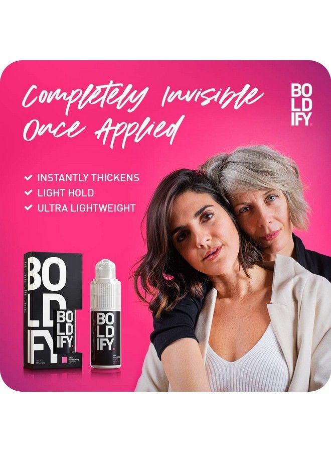 Boldify Hair Volumizing Powder 24 Hour Volume & Softness No Mess Matting Or Clumping Easily Comb Thin Lifeless Hair To Luscious Fullness W Revolutionary Spray Pump Hair Powder Application - Image 4