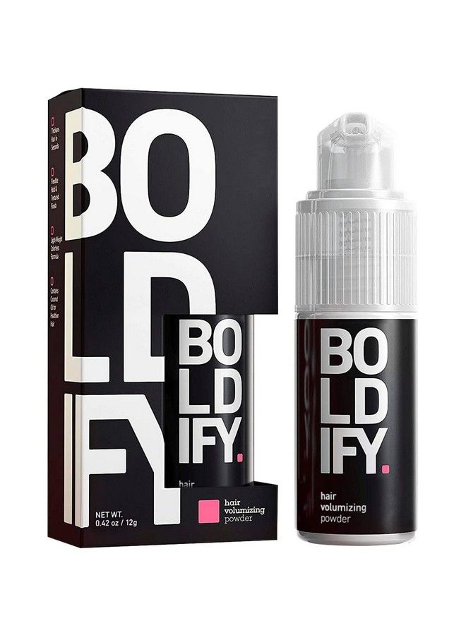 Boldify Hair Volumizing Powder 24 Hour Volume & Softness No Mess Matting Or Clumping Easily Comb Thin Lifeless Hair To Luscious Fullness W Revolutionary Spray Pump Hair Powder Application - Image 2