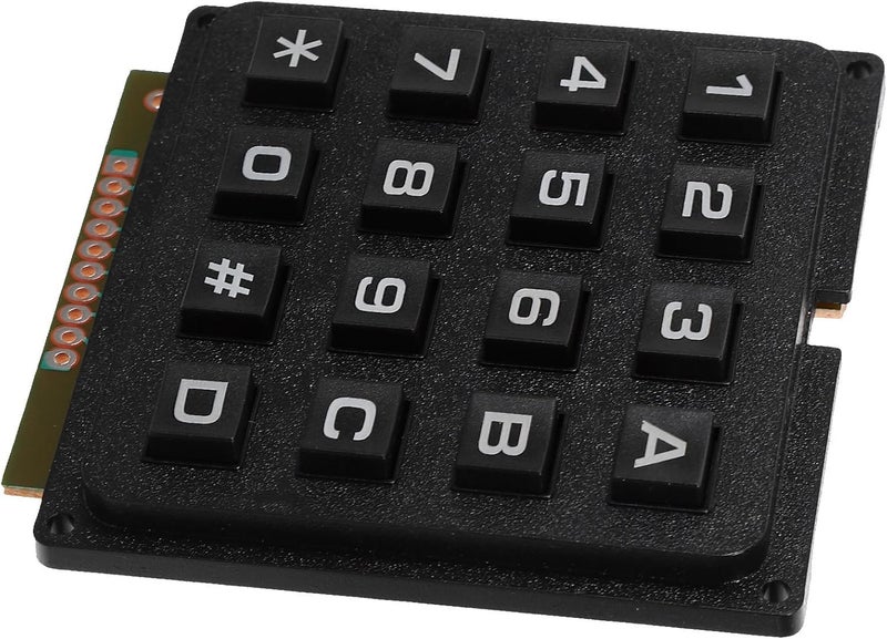 DOITOOL Matrix 4x4 Keypad Module for Microcontroller, 16-Key External Keyboard Button Switch Array for Industrial and DIY Electronics Applications - Image 1