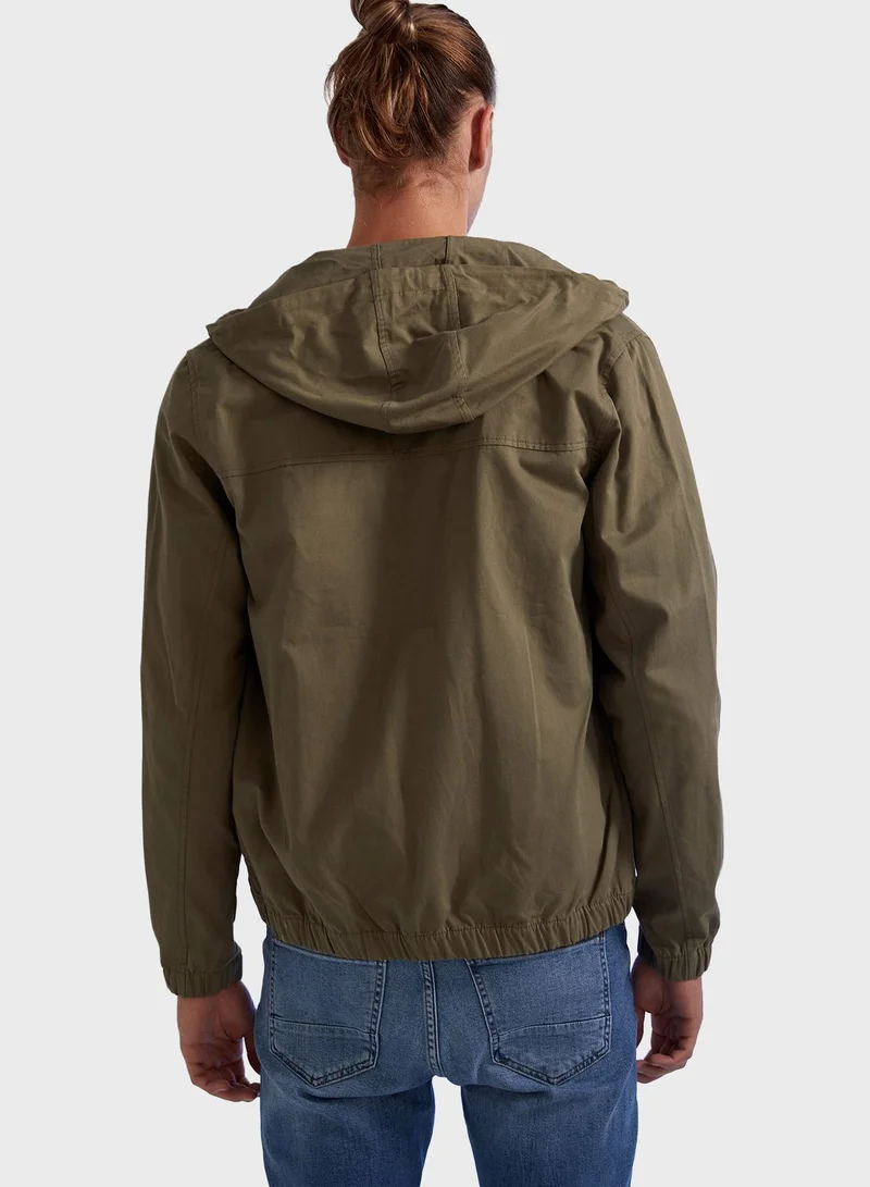 DeFacto Hooded Windrunner Jacket