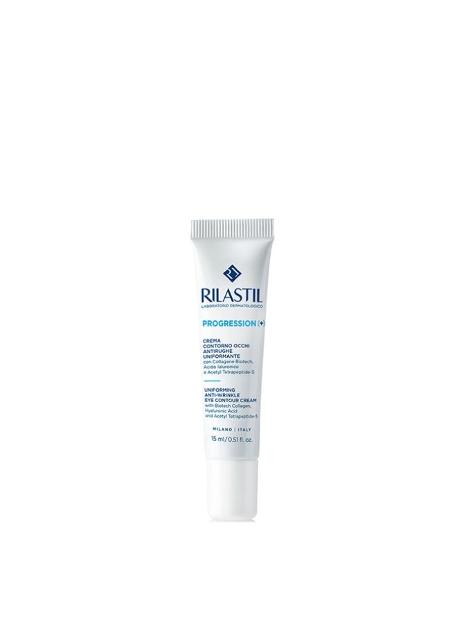 Rilastil Progression(+) Anti-Wrinkle Eye Contour Cream 15ml - Image 1