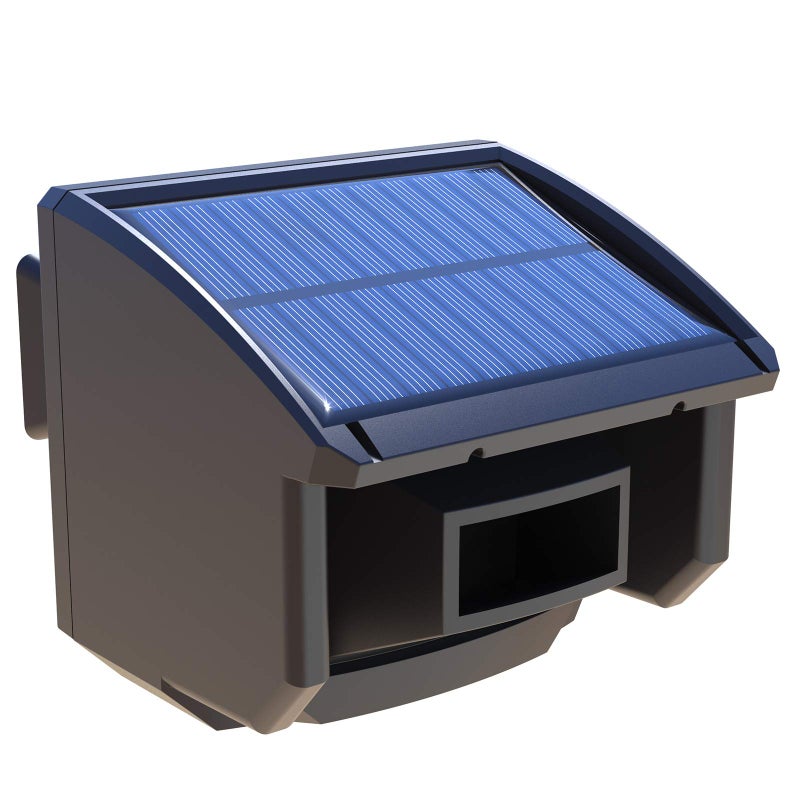 HTZSAFE Extra Solar Wireless Outdoor Weatherproof Motion Sensor/Detector for HTZSAFE Alarms-1/4 Mile Wireless Transmission Range-Up to 50FT Sensor Range 3 Adjustable Sensitivities - Image 1