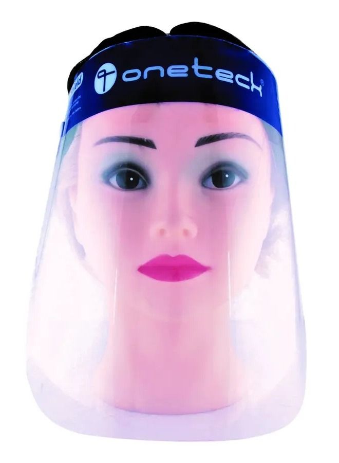 وان تيك درع حماية للوجه والعين من netech - درع أمان شفاف ومضاد للضباب لحماية كاملة للوجه والعين - تصميم مريح وقابل لإعادة الاستخدام - Image 2