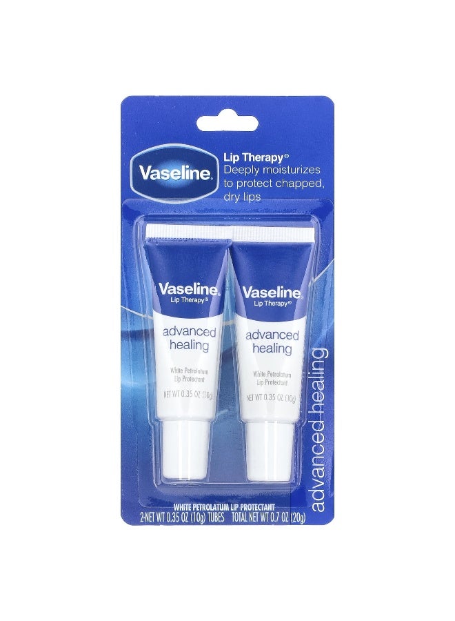 Vaseline, Lip Therapy®, Advanced Healing, 2 Tubes, 0.35 oz (10 g) Each - Image 2