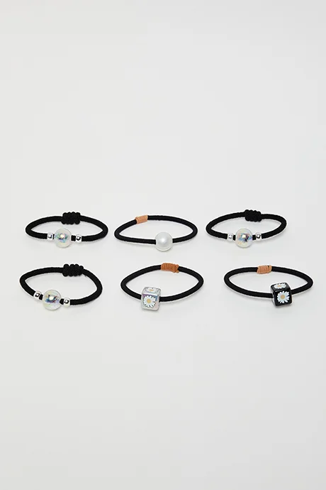 R&b 6 Pack Ponytail Hairbands