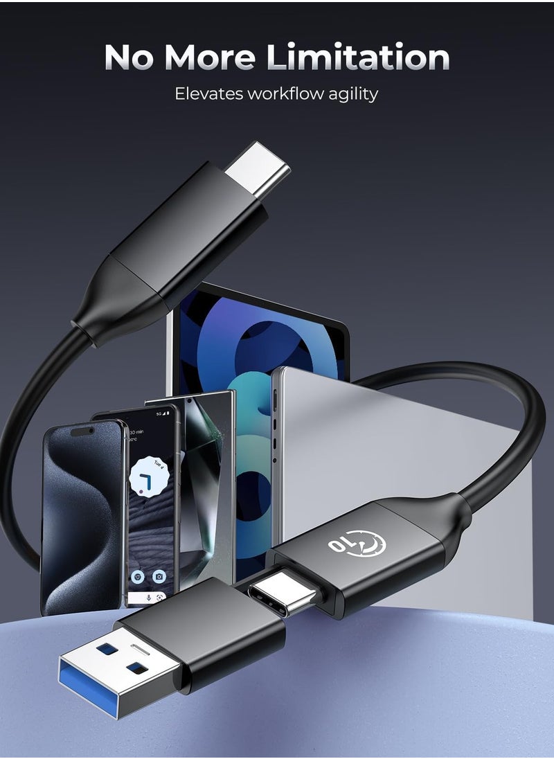 Orico ORICO 512GB External SSD with 2 in 1 USB C Cable, Portable Solid State Drive USB 3.2 Gen 1 Up to 460MB/s, Dust and Drop Resistance, Reliable Storage for USB-C Smartphone, PC, Tablet, Labtop - M25PRO  - Image 3