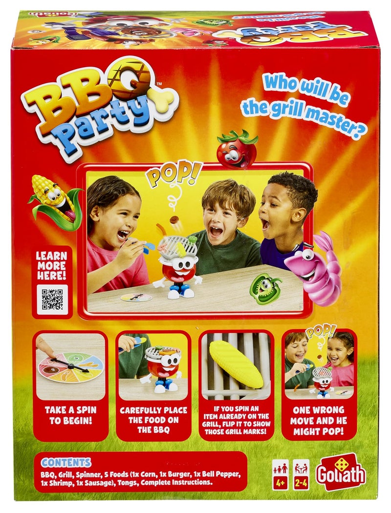 Goliath BBQ Party Game | Put Food On The BBQ Grill Before The Grill Pops | No Reading & No Batteries Required | 2-4 Players | Ages 4 and Up - Image 4
