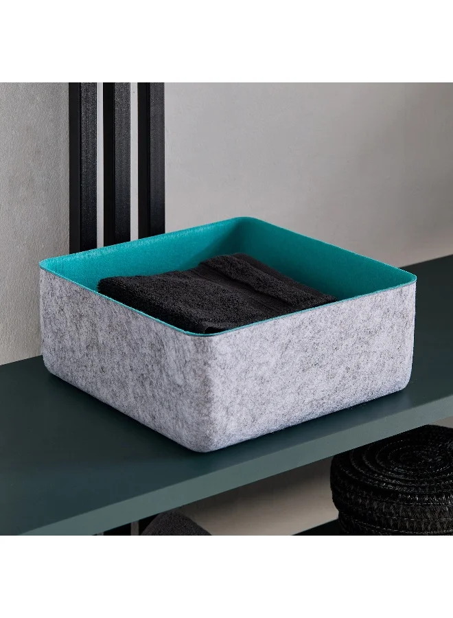 Home Box Floris Felt Two Tone 3-Piece Multi-Utility Drawer Organizer Storage Set