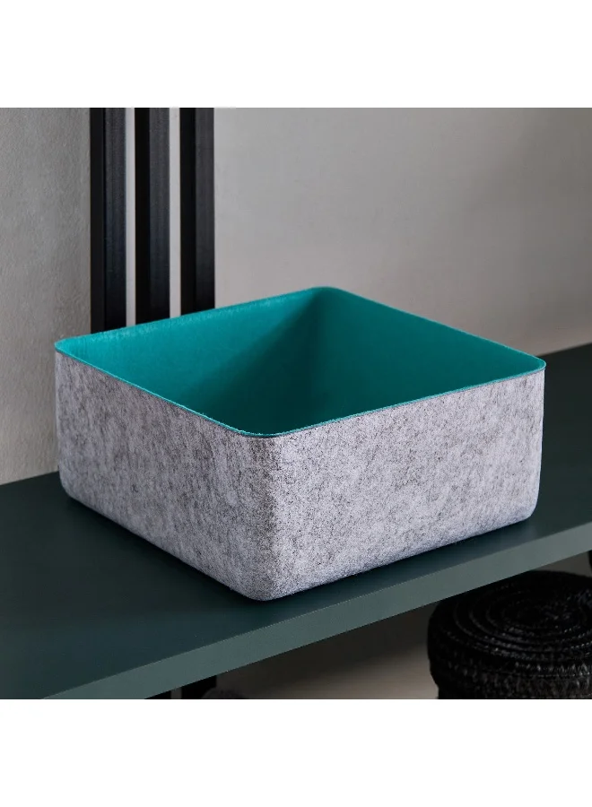 Home Box Floris Felt Two Tone 3-Piece Multi-Utility Drawer Organizer Storage Set