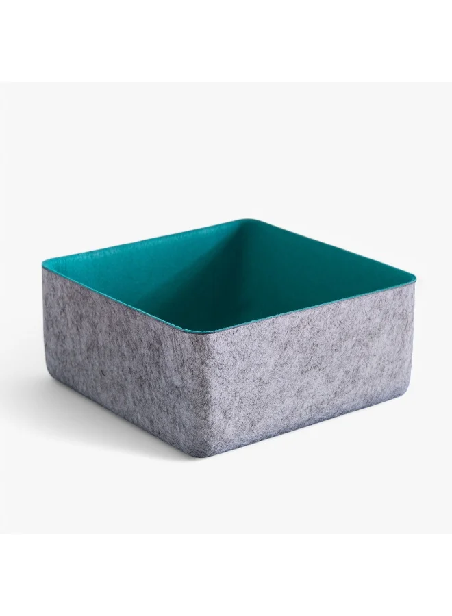 Home Box Floris Felt Two Tone 3-Piece Multi-Utility Drawer Organizer Storage Set