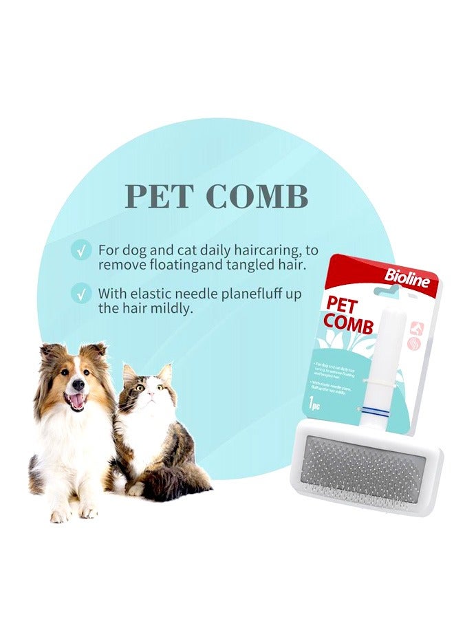 Bioline مشط للحيوانات الأليفة للكلاب والقطط - Image 2