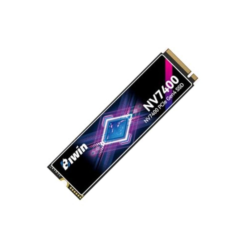 NVMe M.2 2280 PCIe 4.0 SSD داخلي للكمبيوتر المحمول/سطح المكتب/PS5، لون أوبال أسود، سرعة قراءة فائقة السرعة 7450 ميجابايت/ثانية - Image 1