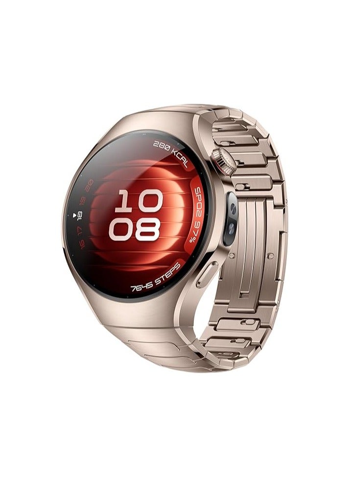 FIPKA WATCH 5 Smartwatch, Multi-sensing X-TAP technology, Real-Time Fingertip Blood Oxygen, eSIM, 2-Battery Modes, Intuitive Smart Gestures, Sand Gold - Image 2