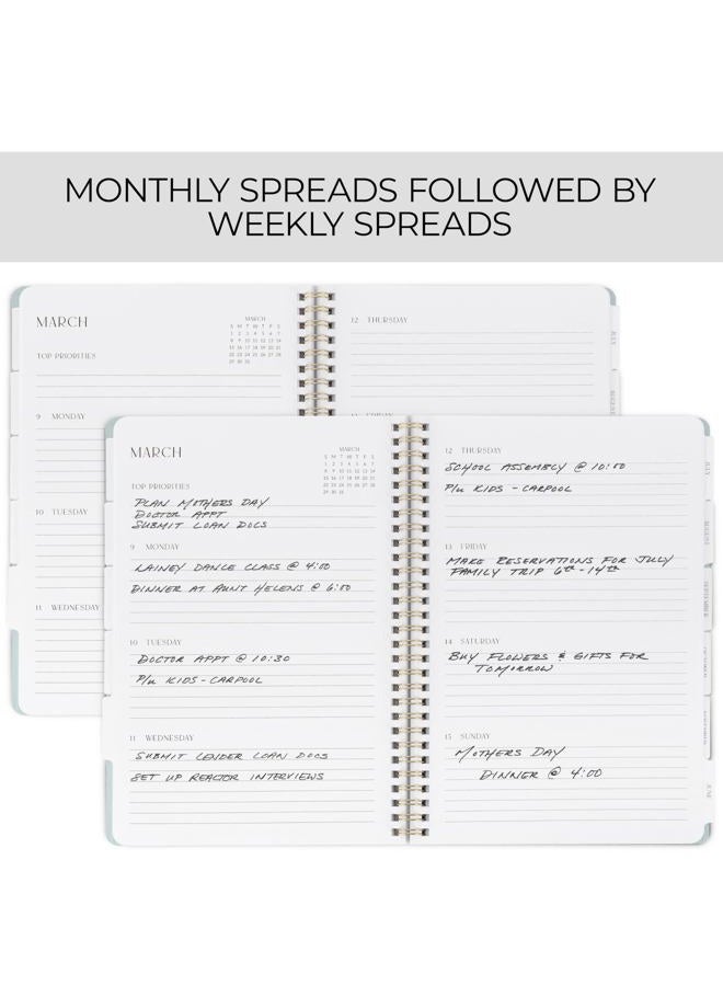 ZICOTO Beautiful 2026 Daily Planner - 7" x 10" Daily Planner for Women or Men with Weekly & Monthly Spreads for Easy Planning - Perfect Calendar Book To Organize All Tasks and Boost Productivity - Image 4