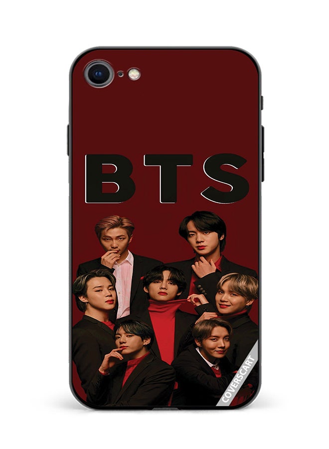 Protective Case Cover For Apple iPhone 7 BTS Design Multicolour
