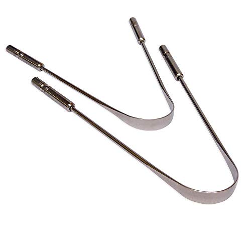 NURPI STAINLESS STEEL PREMIUM TONGUE CLEANER pack of 2 - Image 1