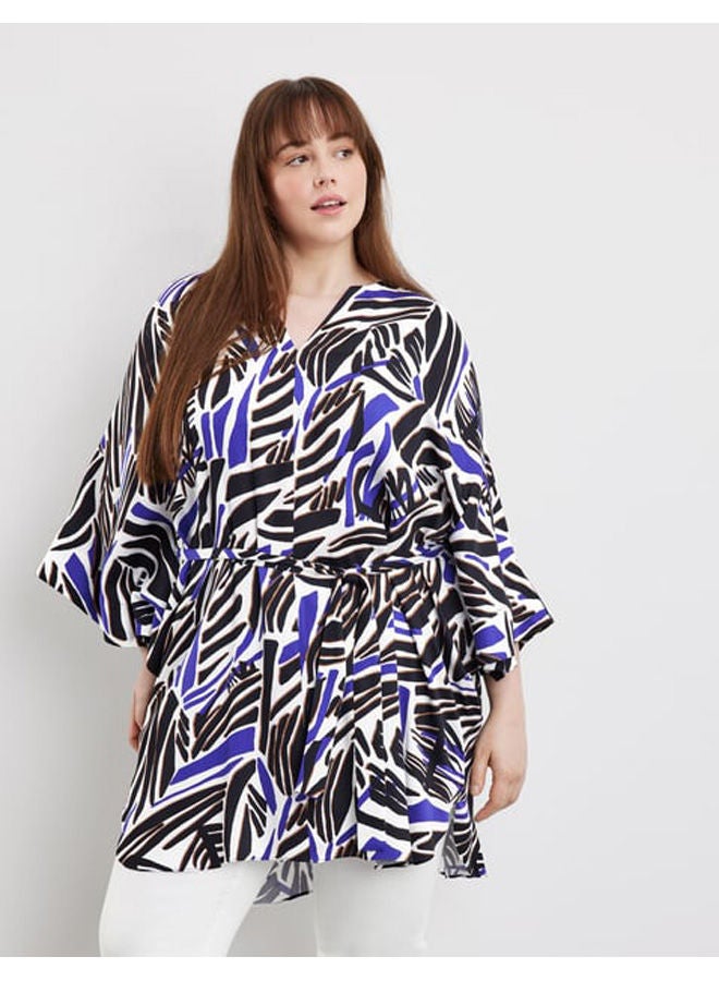 GERRY WEBER Casual long blouse with a tie-around belt  - Image 2
