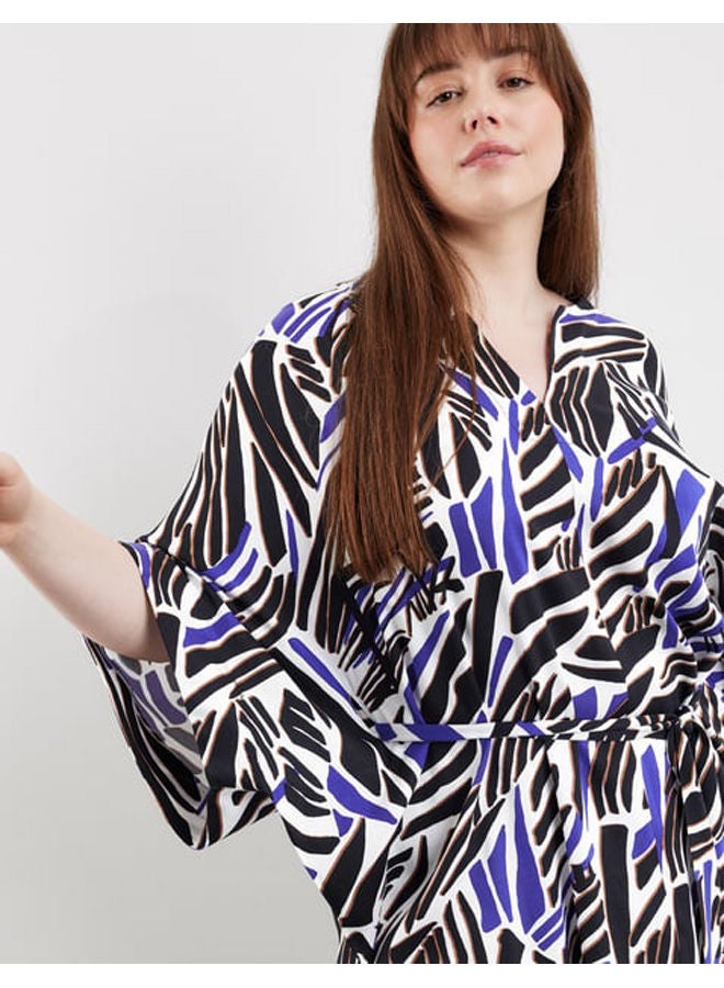 GERRY WEBER Casual long blouse with a tie-around belt  - Image 4