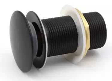 Spazio Black Series Finish Popup Basin DrainerWaste Coupling Pack of 03 Waste Coupling Bathroom Wash BasinVessel Sink 5 Inch Pop Up Flush Valve Faucet - Image 3