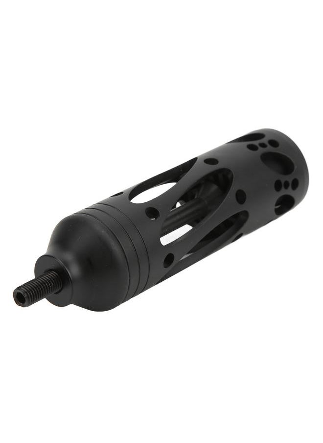 Thoraya - TP617 5 Inch Compound Recurve Bow Stabilizer Aluminum Alloys Bow Shock Absorber Black - Image 1