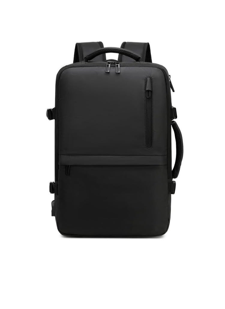 RAHALA Rahala Casual Laptop Travel Bag, Waterproof Backpack with USB Charging Port - Gray - No:RA1904  - Image 5