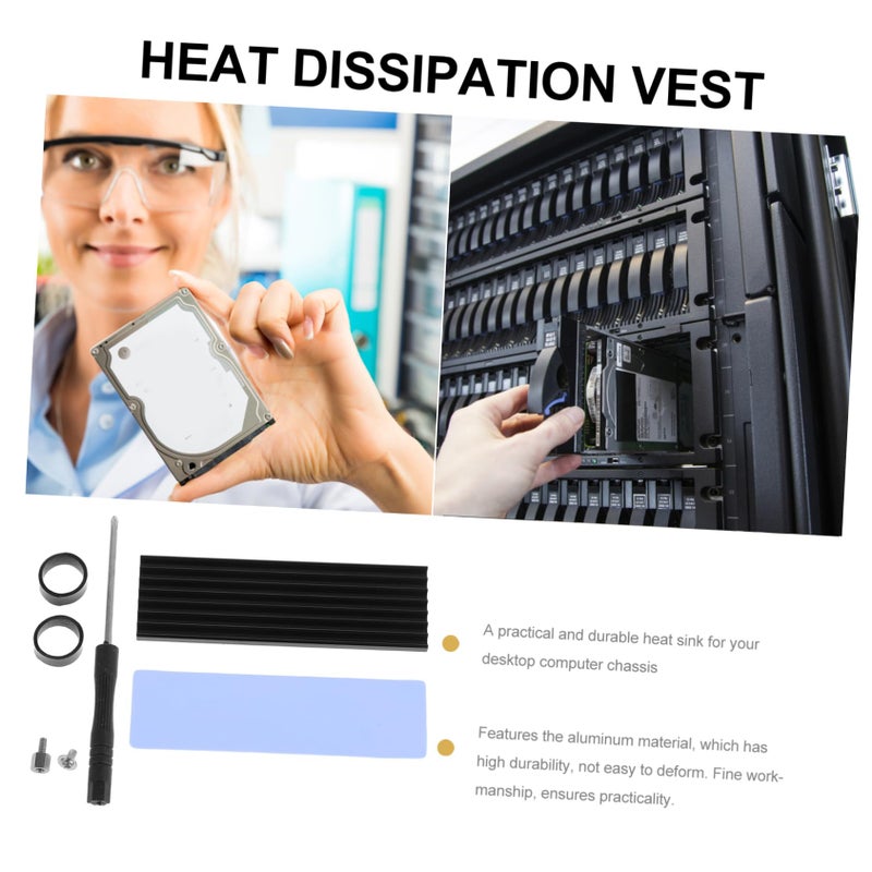 Aluminum M 2 SSD Heatsink Cooler 8 Piece Set for PC Laptop Effective Heat Dissipation - Image 4