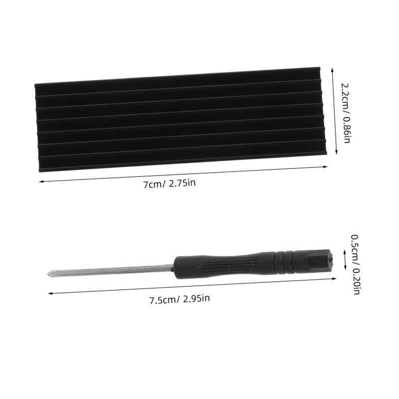 Aluminum M 2 SSD Heatsink Cooler 8 Piece Set for PC Laptop Effective Heat Dissipation - Image 3