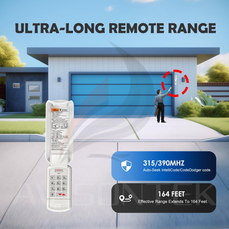 Avisontek GK-BX Wireless Intellicode Genie Garage Door Opener Keypadã€10 Year Warrantyã€‘ - Image 5