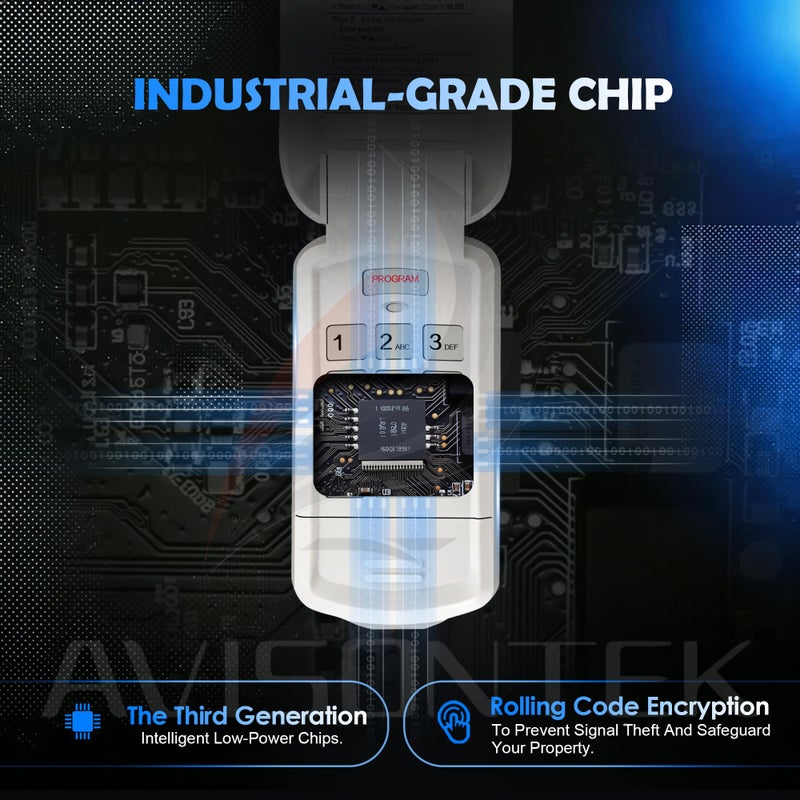Avisontek GK-BX Wireless Intellicode Genie Garage Door Opener Keypadã€10 Year Warrantyã€‘ - Image 4