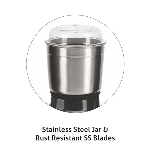 Glen Electric Multi Mixer Grinder, SS Grinder Jar 350w 1 Jar | ABS Body | ISI Certified| 2 Year Warranty(SA4045MMG) - Image 4
