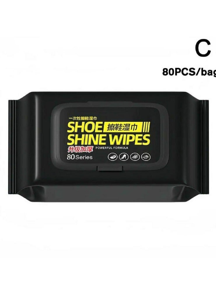 Shoe Cleaning Wipes - 80 Wipes Pack - Easy and Effective Cleaning for Your Shoes and Personal Items - Ex - Image 1