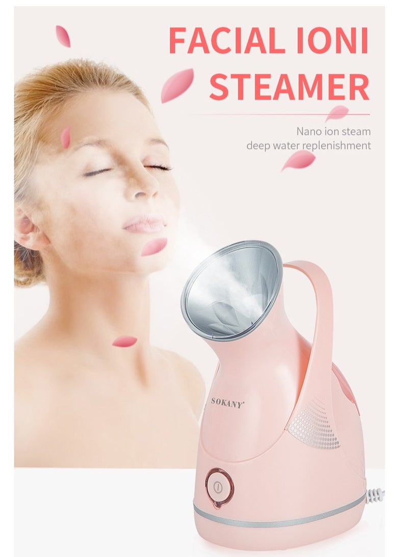 sokany Facial Sauna Humidifier, Home Sauna Steamer Nano Ion Face Steaming Device, Model ZJ-6580-- BFD, Suitable For Pore Cleaning, Whitening, Blackhead Removal, And Skincare - Plug: European Standard - Image 2